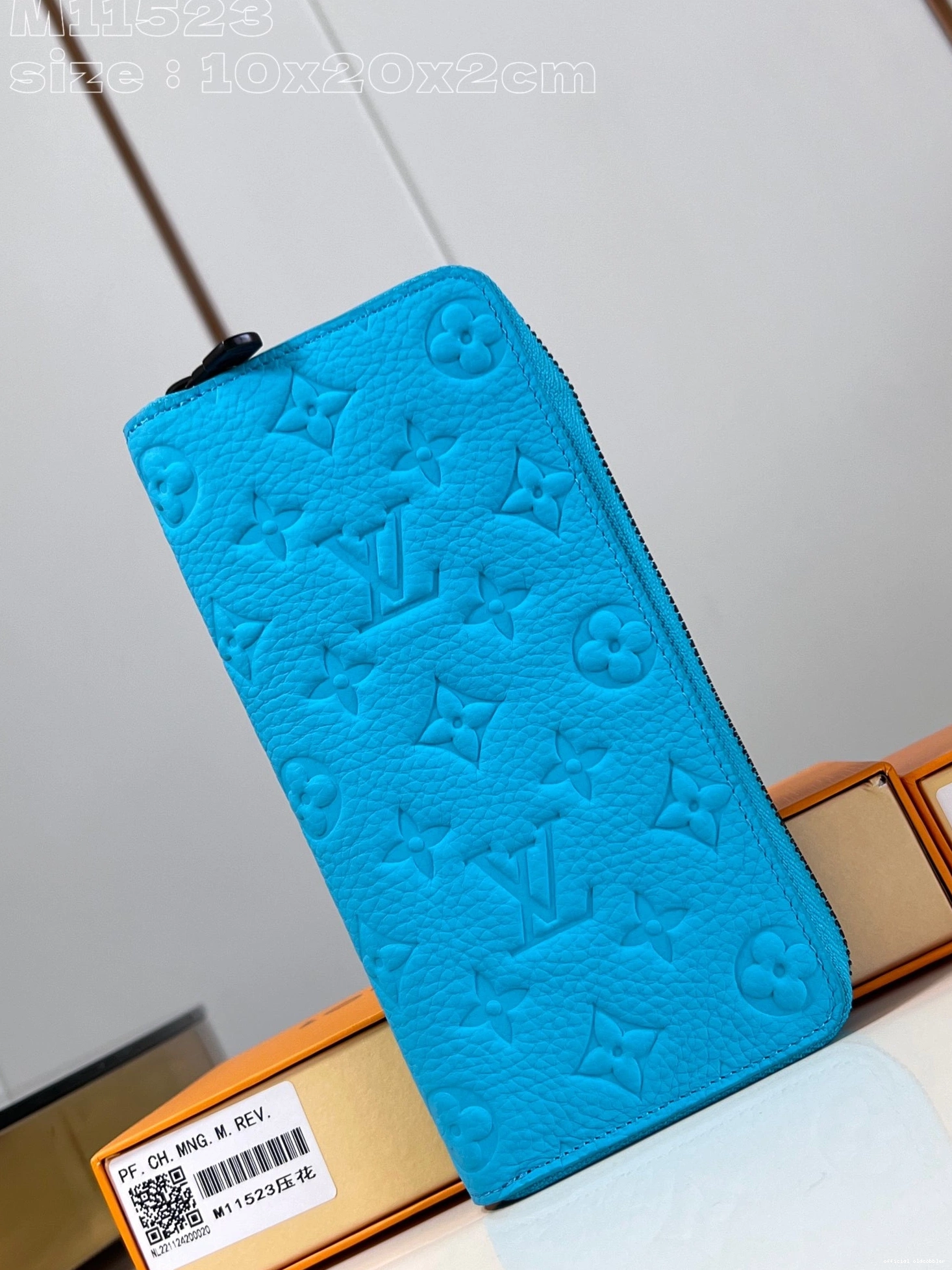 Official oldcobbler WALLET-10*20*2 VUITTON LOUIS cm ZIPPY 0729